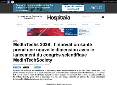 MedInTechs 2026 : l’innovation santé prend une nouvelle dimension avec le lancement du congrès scientifique MedInTechSociety
